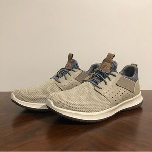 Sketchers Mens Delano Camben Slip On Sneakers
